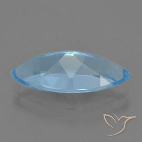 Topazio Celeste naturale da 3.60 ct, Taglio marquise, VS