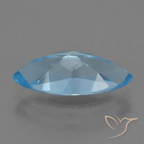 Topazio Blu svizzero naturale da 3.80 ct, Taglio marquise, VS