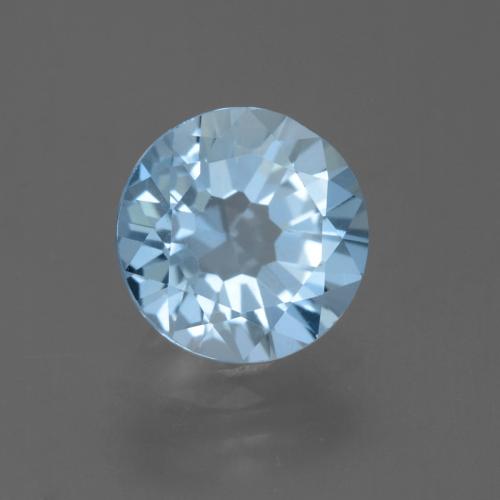 Topazio Blu svizzero naturale da 2.23 ct, Rotondo, VS
