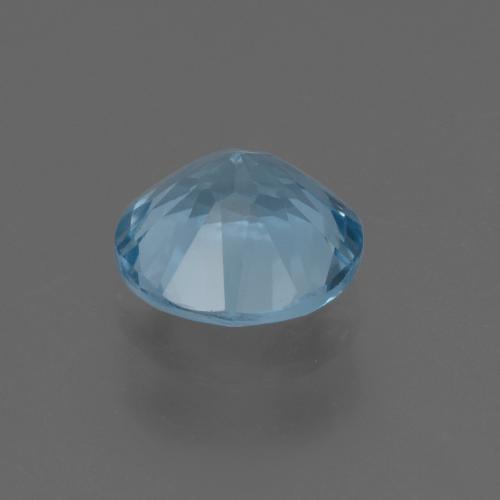 Topazio Celeste naturale da 2.23 ct, Rotondo, VS
