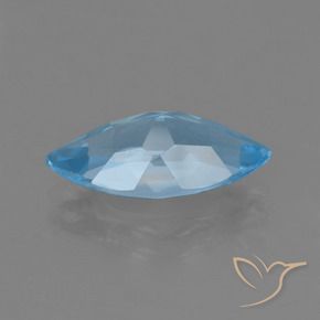 Topazio Blu svizzero naturale da 3.81 ct, Taglio marquise, VS