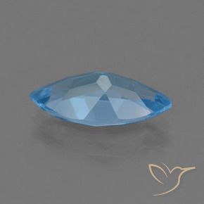 Topazio Blu svizzero naturale da 3.65 ct, Taglio marquise, VS