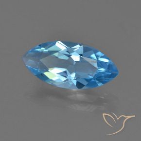 Topazio Blu svizzero naturale da 3.22 ct, Taglio marquise, VS