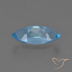 Topazio Blu svizzero naturale da 4.05 ct, Taglio marquise, VS