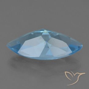 Topazio Blu svizzero naturale da 3.66 ct, Taglio marquise, VS