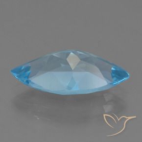 Topazio Celeste naturale da 3.51 ct, Taglio marquise, VS