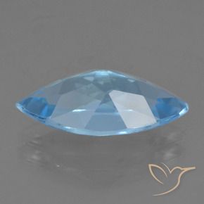 Topazio Blu svizzero naturale da 3.78 ct, Taglio marquise, VS