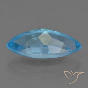 Topazio Blu svizzero naturale da 4.28 ct, Taglio marquise, VS
