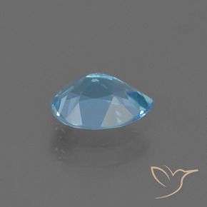 Topazio Blu svizzero naturale da 0.86 ct, Forma a pera, VS