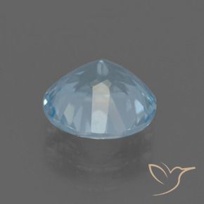 Topazio Celeste naturale da 2.21 ct, Rotondo, VS