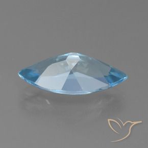 Topazio Blu svizzero naturale da 3.87 ct, Taglio marquise, VS