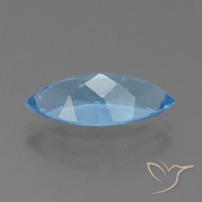 Topazio Blu svizzero naturale da 3.94 ct, Taglio marquise, VS