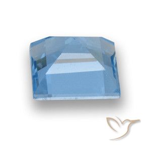 Topazio Blu svizzero naturale da 1.86 ct, Quadrato, VVS-VS