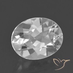 Topazio Bianco naturale da 3.14 ct, Ovale, VVS-VS