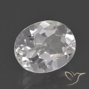 Topazio Bianco naturale da 3.25 ct, Ovale, VVS-VS
