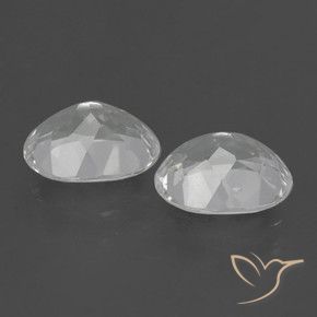 Gemme di Topazio Bianco naturale da 6.12 ct, Ovale, VVS-VS