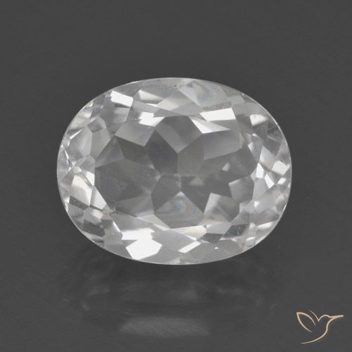 Topazio Bianco naturale da 3.28 ct, Ovale, VS
