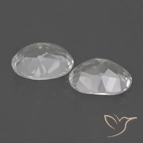 Gemme di Topazio Bianco naturale da 6.08 ct, Ovale, VVS-VS
