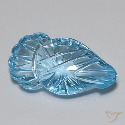 Topazio Blu svizzero naturale da 18.54 ct, Taglio a fantasia, Trasparente