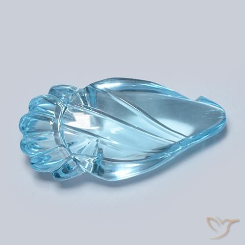 Topazio Blu svizzero naturale da 11.26 ct, Taglio a fantasia, Trasparente