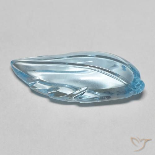 Topazio Blu svizzero naturale da 8.43 ct, Taglio a fantasia, Trasparente