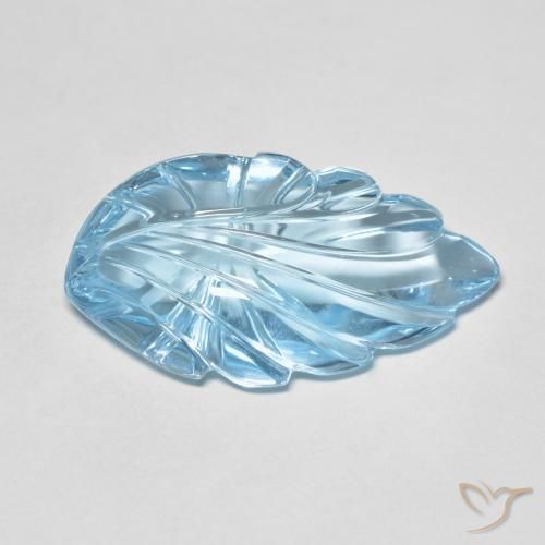 Topazio Blu svizzero naturale da 24.36 ct, Taglio a fantasia, Trasparente