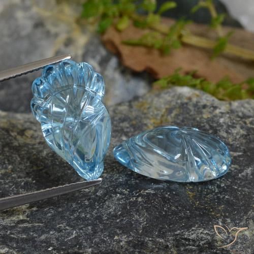 20.63ctw Naturale Celeste Topazio, Taglio a fantasia, Trasparente