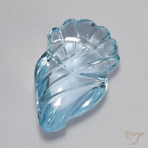 Topazio Blu svizzero naturale da 5.64 ct, Taglio a fantasia, Trasparente