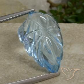 Topazio Blu svizzero naturale da 8.82 ct, Taglio a fantasia, Trasparente
