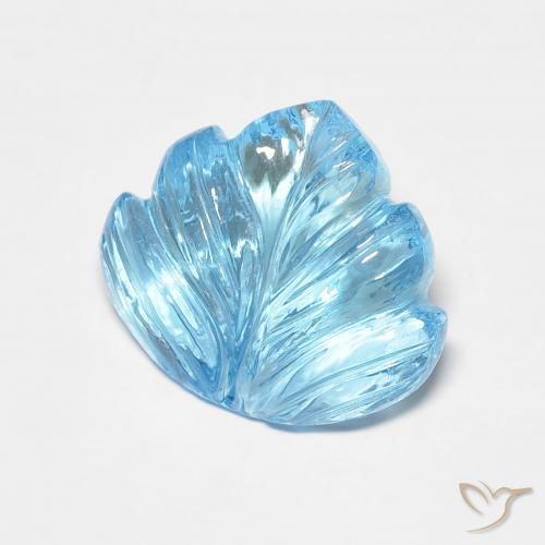 5.82ct Naturale Celeste Topazio, Taglio a fantasia, Trasparente