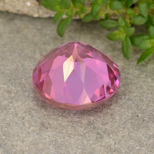 Topazio Magenta intenso naturale da 4.13 ct, Taglio rotondo, VVS-VS