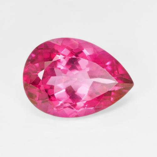 Topazio Rosa hot naturale da 7.23 ct, Forma a pera, VVS-VS