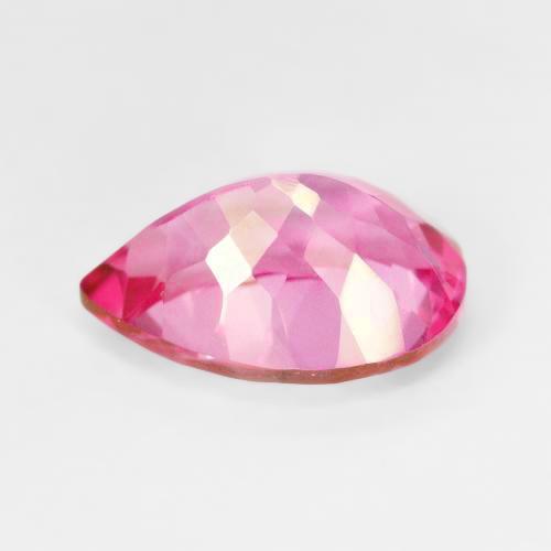 Topazio Rosa hot naturale da 7.23 ct, Forma a pera, VVS-VS