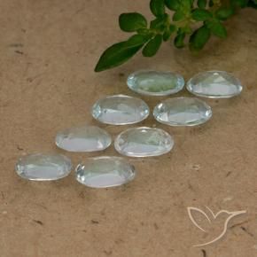 Gemme di Topazio Celeste naturale da 2.19 ct, Ovale, VS