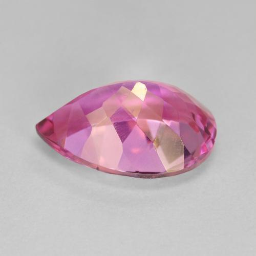 Topazio Rosa hot naturale da 6.76 ct, Forma a pera, VVS-VS