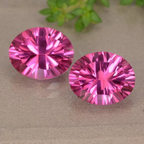6.02ctw Naturale Rosa medio-scuro Topazio, Ovale, VS