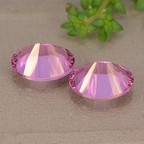 Gemme di Topazio Rosa medio-scuro naturale da 6.02 ct, Ovale, VS