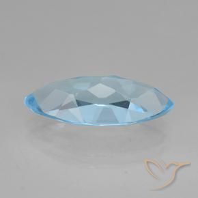 Topazio Blu svizzero naturale da 3.54 ct, Taglio marquise, VVS-VS