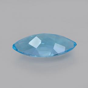 Topazio Blu svizzero naturale da 3.79 ct, Taglio marquise, VVS
