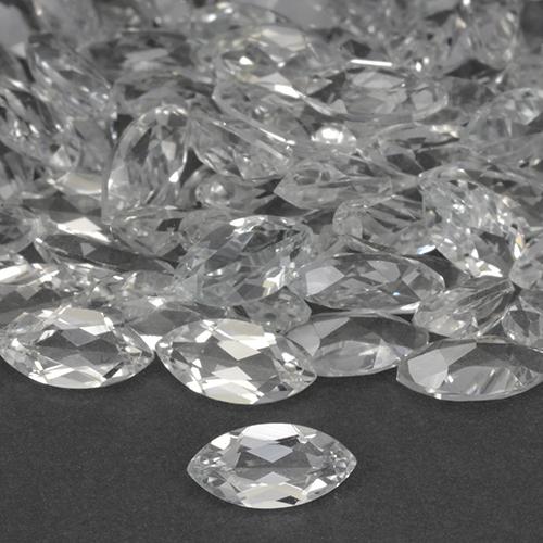 Topazio Bianco caldo naturale da 0.28 ct, Taglio marquise, VVS-VS