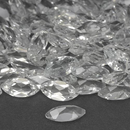Topazio Bianco caldo naturale da 0.28 ct, Taglio marquise, VVS-VS