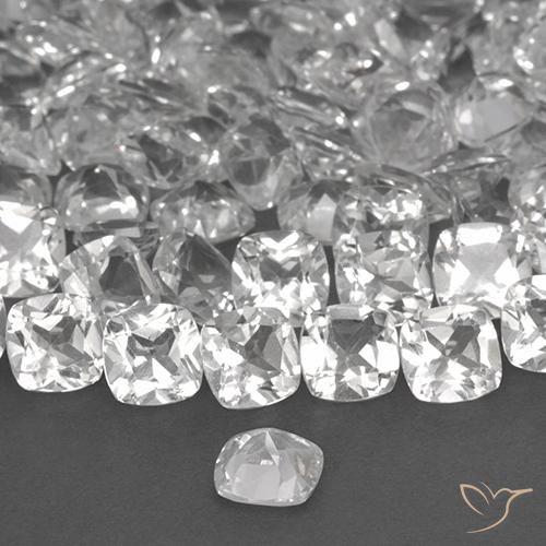 Topazio Bianco naturale da 0.47 ct, Cuscino, VVS-VS