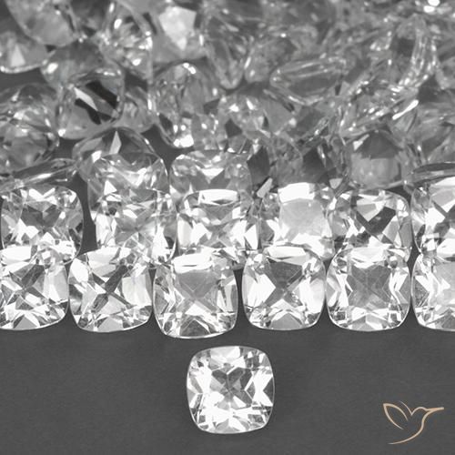 Topazio Bianco naturale da 0.49 ct, Cuscino, VVS-VS