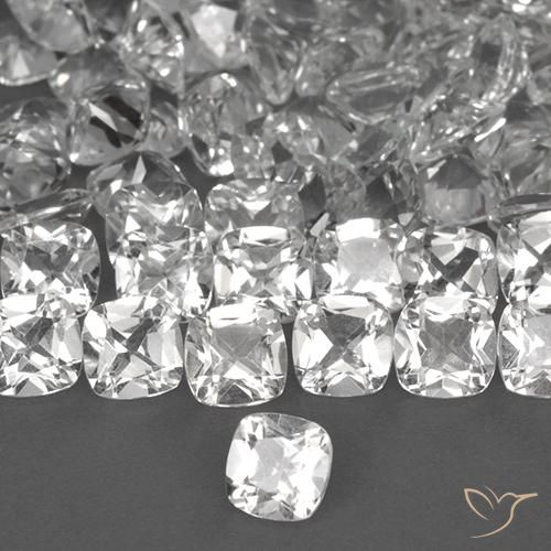 Topazio Bianco naturale da 0.49 ct, Cuscino, VVS-VS