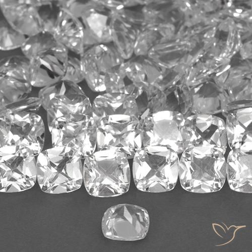 Topazio Bianco naturale da 0.49 ct, Cuscino, VVS-VS