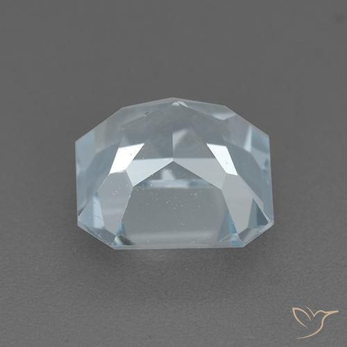 Topazio Celeste naturale da 2.78 ct, Ottagonale / Taglio smeraldo, VVS-VS
