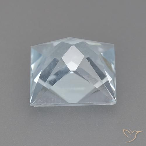 Topazio Celeste naturale da 2.01 ct, Quadrato, VVS-VS