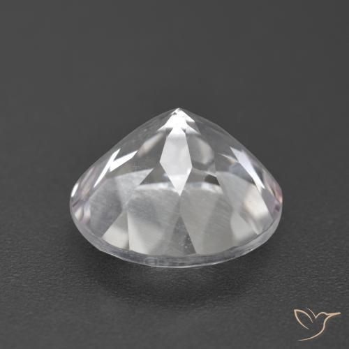 Topazio Bianco naturale da 4.47 ct, Rotondo, VVS-VS