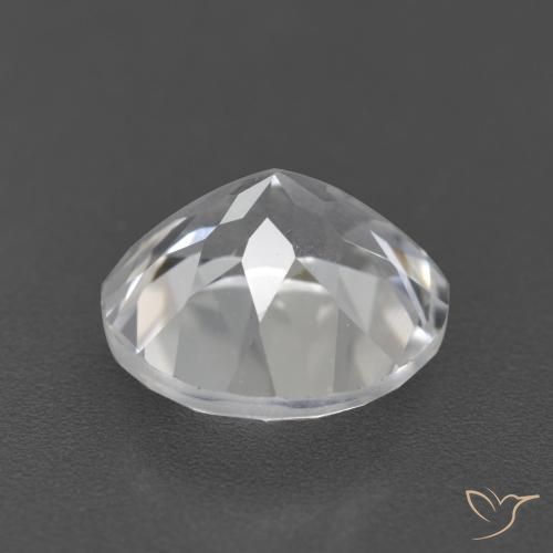 Topazio Bianco naturale da 3.65 ct, Rotondo, VVS-VS