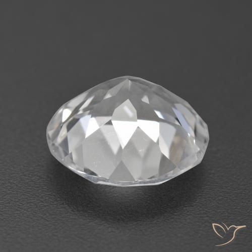 Topazio Bianco naturale da 3.68 ct, Rotondo, VVS-VS